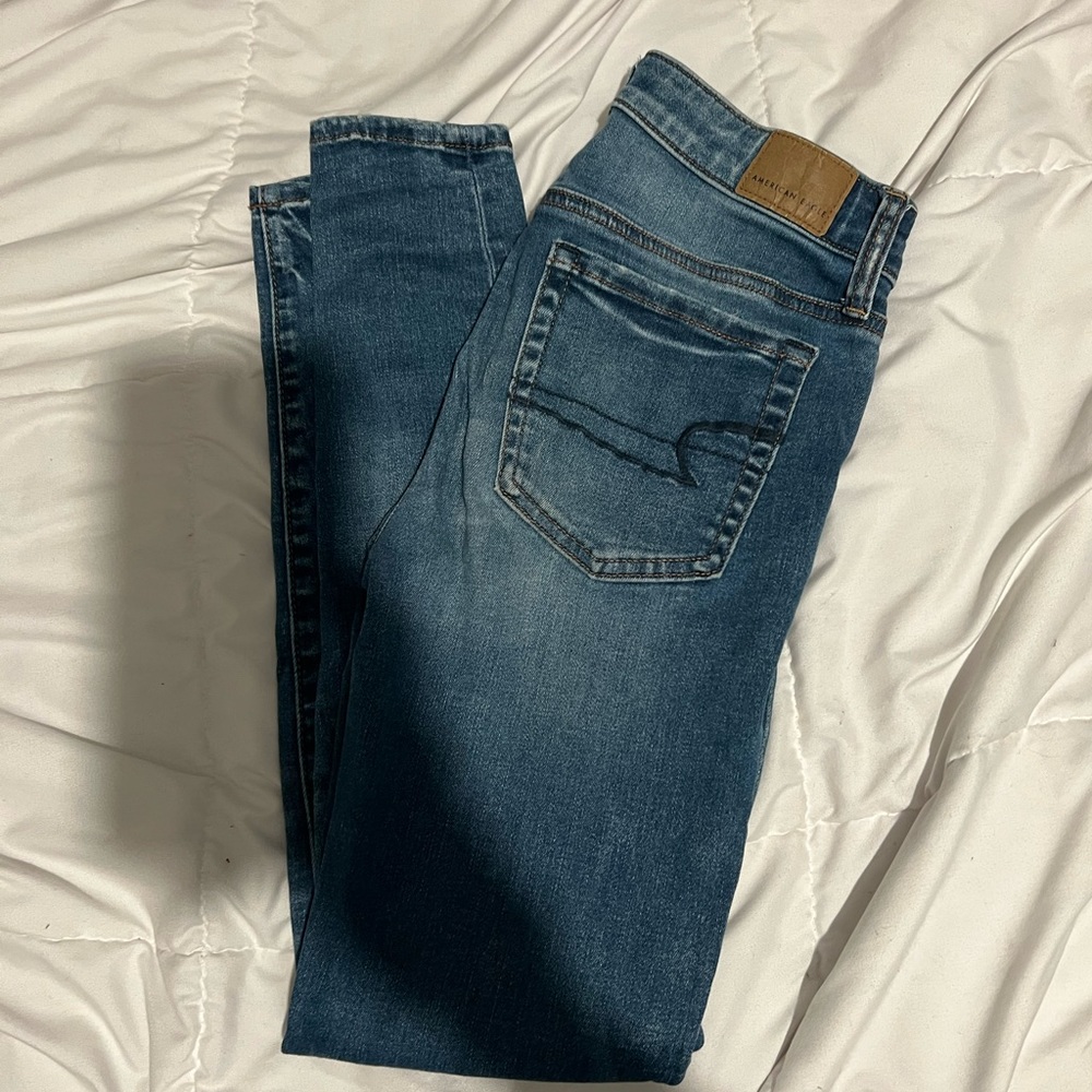 Dark skinny jeans